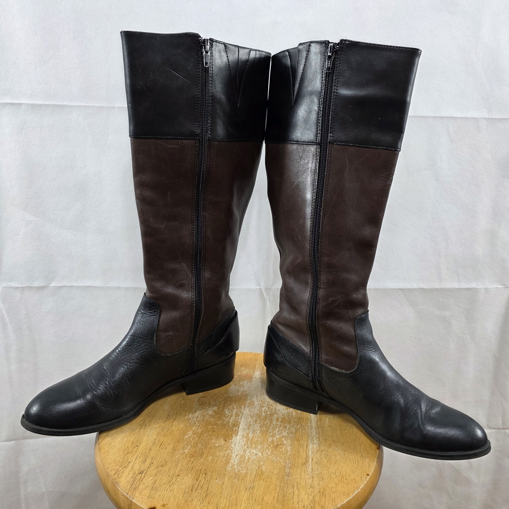 Ralph Lauren Black and Brown Ankle Boots - Picture 9 of 12